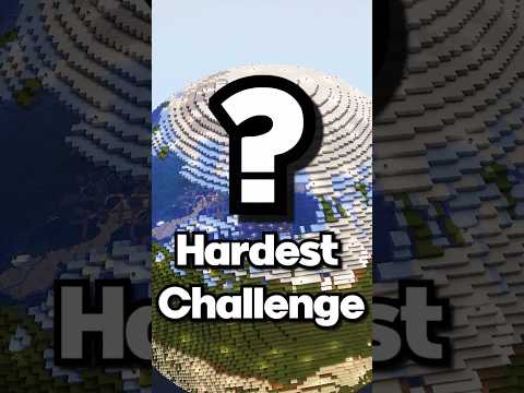 Hardest Challenge in Minecraft Hardcore #minecraft #gamingpc #loyalsmp