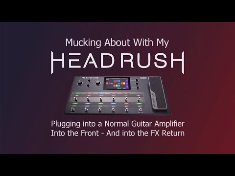 Plugging the Headrush into a normal Guitar Amplifier