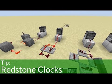 Tip: Redstone Clocks in Minecraft