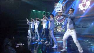 TEEN TOP -Girl Friend (틴탑-걸프렌드)  @SBS Inkigayo 인기가요 20120108