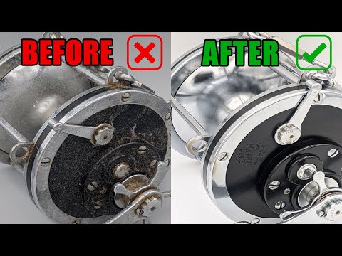 Fishing Reel Restoration | Penn Senator | From UGLY beast to sleek BEAUTY | Fishing Reel Repair