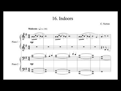 C. Norton - 16. Indoors - Microjazz Piano duets collection 1 for piano four hands