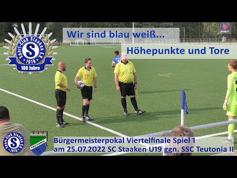 Spandauer Bürgermeisterpokal Staaken U19 vs Teutonia II