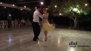 Sara Westin and Juan Pablo Canavire, show in Souda Beach 3/4