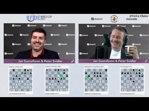 Jan Gustafsson & Peter Svidler Funny Moment