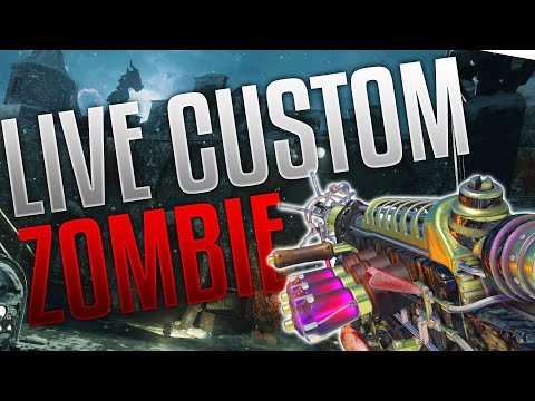 Custom Map Bo3 Zombie In Live [MINECRAFT KINO + FLIPSIDE + The Iron Dragon]