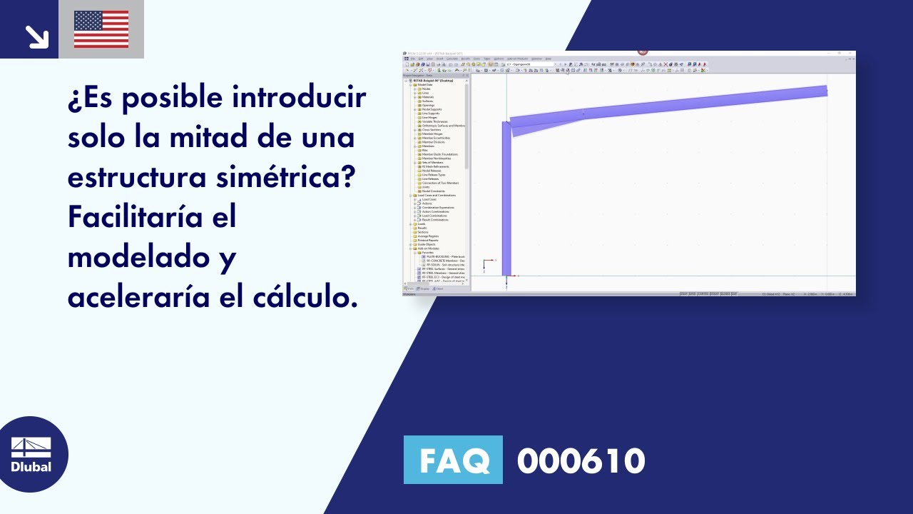 [ES] FAQ 000610 | ¿Es posible introducir sólo la mitad de una estructura simétrica? ...