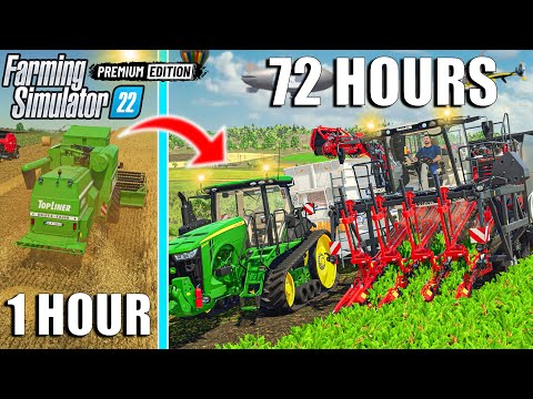 I SPENT 72 HOURS Becoming a 💵 MILLIONAIRE in FS22 (ZIELONKA SUPERCUT) | Farming Simulator 22