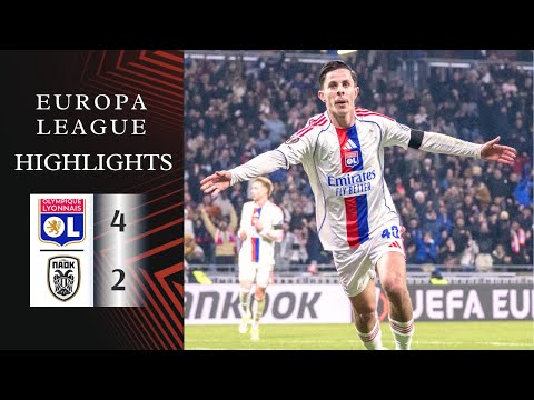 Lyon - PAOK | 4-2  | Highlights | Europa League 2025-26 | lyon paok