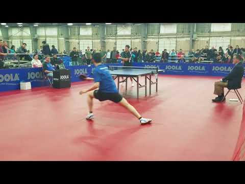 Jinbao Ma (2729) vs Massao Kohatsu (2581) - Open Singles Semifinal