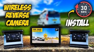 30-Second Reverse Camera INSTALL: Erapta Solar WIRELESS Made Easy!