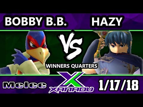 S@X 237 Melee - Bobby Big Ballz (Falco) Vs. Hazy (Marth) - Smash Melee Winners Quarters - SSBM