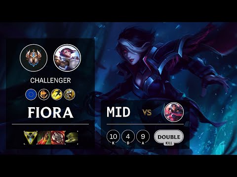 Fiora Mid vs Irelia - EUW Challenger Patch 10.18
