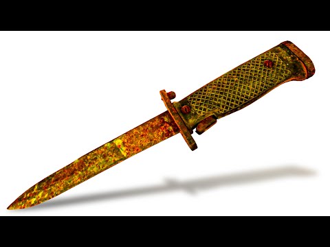 70 Year Old Rusty US Army Bayonet - Lost Family Heirloom!