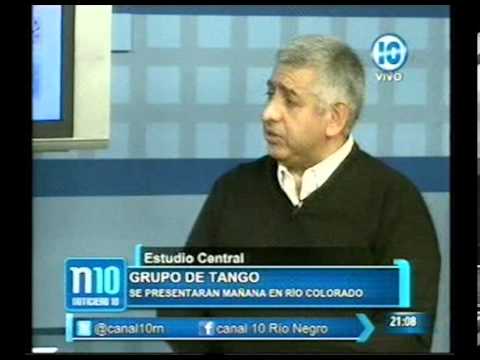 Reportaje Grupo de Tango de Fundación Cultural Patagonia en Canal 10