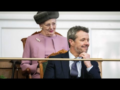 Erster Arbeitstag für König Frederik von Dänemark