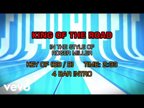 Roger Miller - King Of The Road (Karaoke)