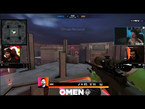 MÜTHİŞ 1v1 FİNALİ! s1mple vs NBK ~ OMEN 1v1 Challenge