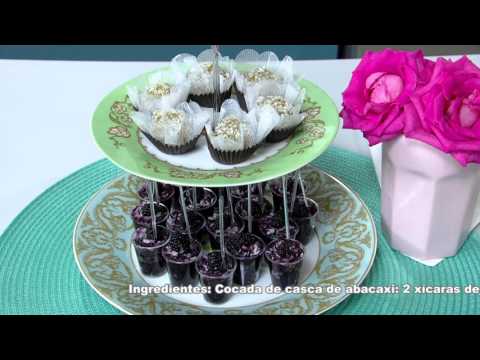 Receita Bom Sabor - 07/10/2015 - Cocada de casca de abacaxi e cocada de amora - Jussara Tibério