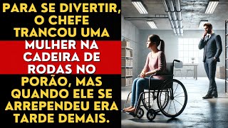 Para Se Divertir, O Chefe Trancou Uma Mulher Na Cadeira De Rodas No Porão, Mas Quando Ele...