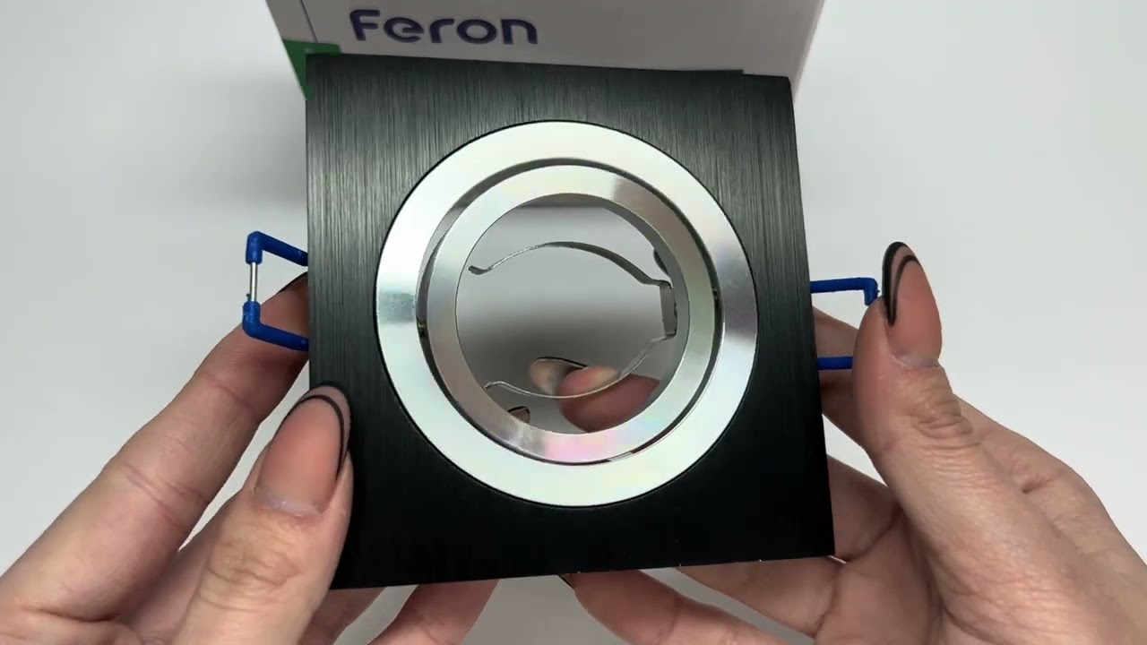 Встраиваемый поворотный точечный светильник FERON DL6120 MR-16 черный 32673