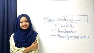 Simple Complex Compound sentence | Identification and transformation | Markers