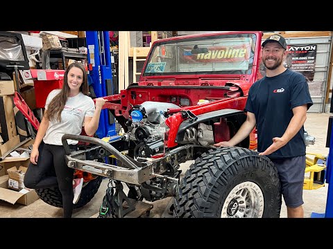 Major Progress on The Race Jeep Wrangler! Ultra4 Build - Ep9