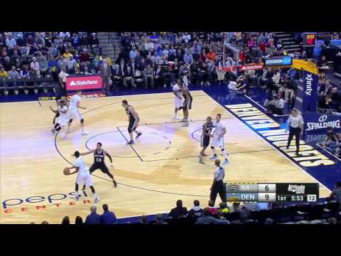 Nikola Jokic vs San Antonio Spurs 27.11.2015 (6Pts)