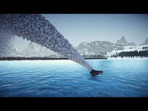 CHICKEN GOD vs 100 000 ZOMBIES UEBS 2 Ultimate Epic Battle Simulator 2