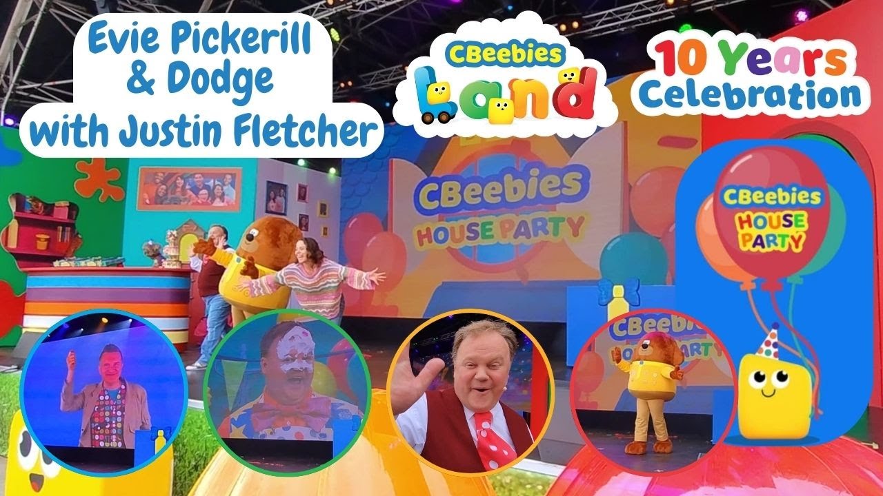 CBeebies House Party Live with Justin Fletcher - Evie & Dodge 10 Years Celebrations CBeebies Land