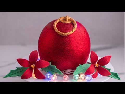 Cake Art- How to Make Giant Christmas Bauble Cake