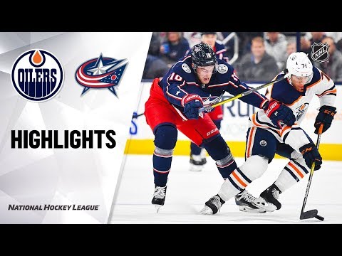 NHL Highlights | Oilers @ Blue Jackets 10/30/19