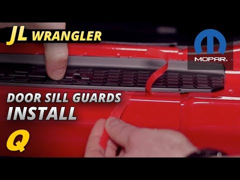 How To Install Mopar Door Sill Guards for 2022 Jeep...