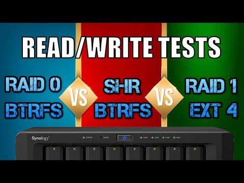 Synology NAS SHR+BTRFS versus RAID 1+EXT4 - WRITE TESTS