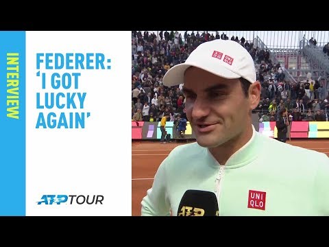 Federer On Saving Match Point In Rome | Rome 2019
