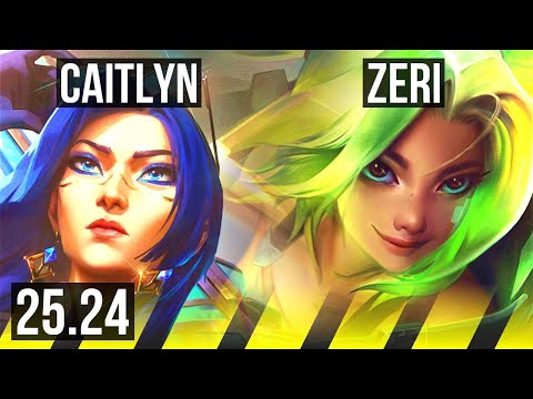 CAITLYN & Sona vs ZERI & Yuumi (ADC) | Good KDA: 27/1/4 | EUNE Master | 25.24