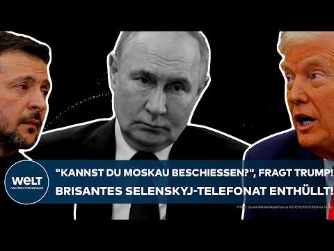 PUTINS KRIEG: "Wäre eine neue Eskalationsstufe!" Brisantes Trump-Telefonat mit Selenskyj enthüllt!