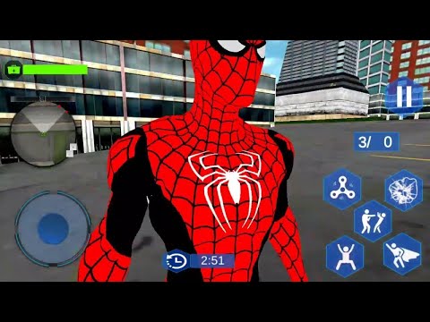New Flying Spider Superhero City Battle | Flying Hero Vs City Gangster | Android GamePlay FHD #5