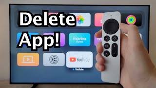 Apple TV 4K How to Delete Apps! (2022 Or ANY Gen)