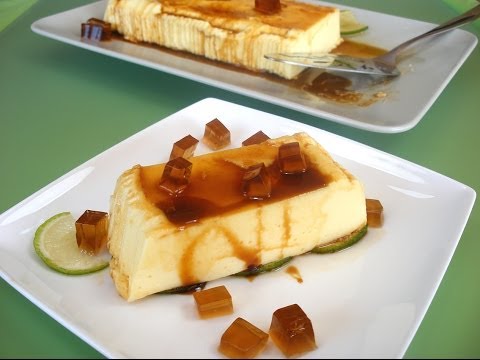 Pastel de limón con ron y cola