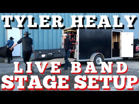 Tyler Healy Band Live Show Stage Setup
