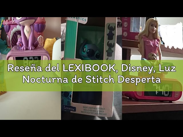 Vídeo relacionado con LEXIBOOK, Los Pitufos, Reloj Despertador con luz Nocturna de Los Pitufos, Sonidos y melodías, Pantalla LCD retroiluminada, Luminoso, Snooze, RL800SF