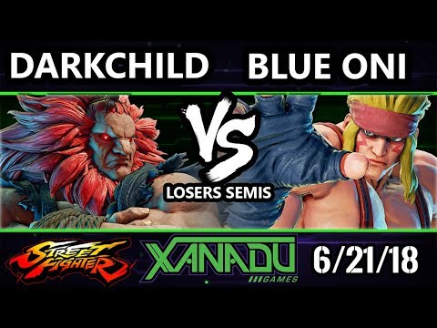 F@X 255 SFV - Darkchild (Akuma) Vs. Blue Oni (Alex) - Street Fighter V Losers Semis