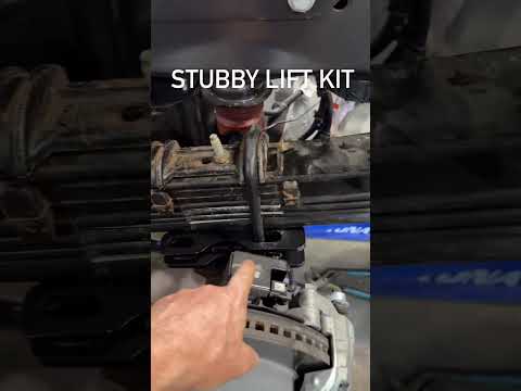 Stubby Lift &mdash; 2-Door Pickups & 60" Cab-to-Axle Cab Chassis