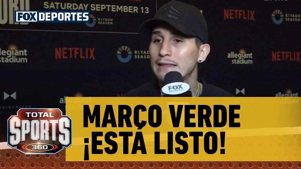 🥊 CANELO VS CRAWFORD | "Que vean que sí tengo talento", Marco Verde | Total Sports