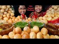 Pani Puri Eating Challenge With House Helper Eating Challenge Big Bites Asmr Eating Mukbang