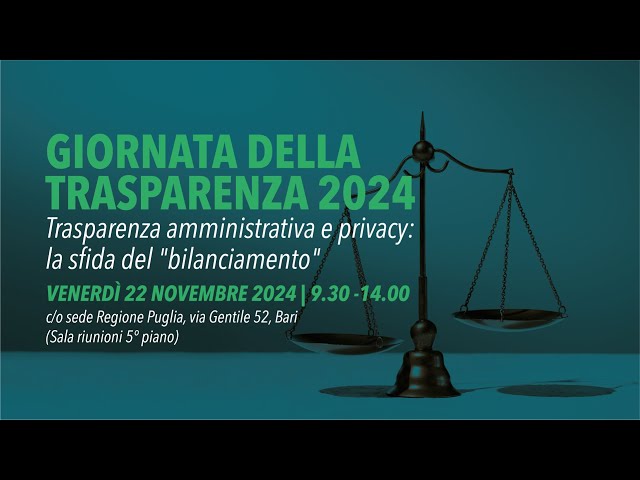 La giornata della trasparenza