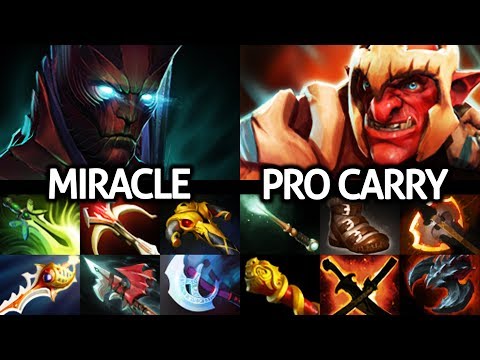 MIRACLE Terrorblade VS Pro Troll Warlord Insane Gameplay 7.24 Dota 2
