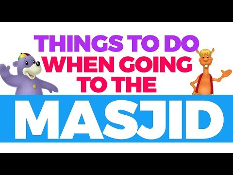Learn what to do when going to the MASJID with Zaky & Kazwa