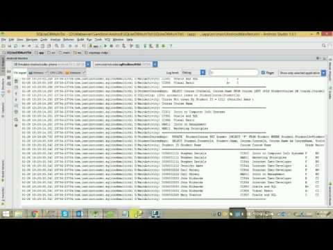 Android Studio Sqlite Database Multiple Tables